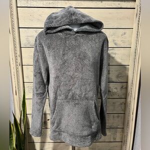 Departwest from Buckle Plush Gray Hooded Sweatshirt Size Medium